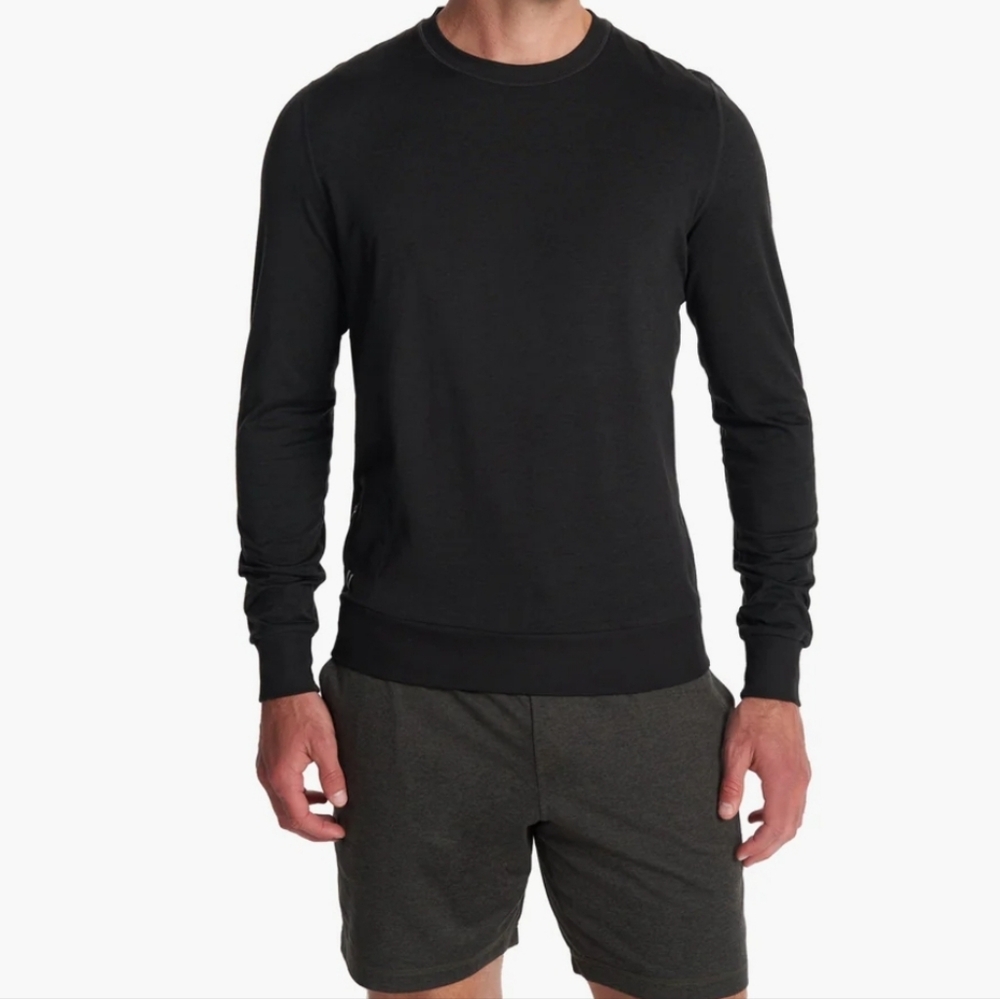 Vuori Men's Black Ponto Performance Crew-Large